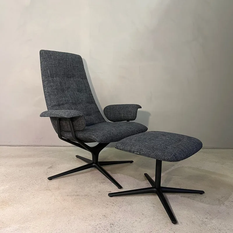 Walter Knoll / Healey Soft / Sessel mit Hocker