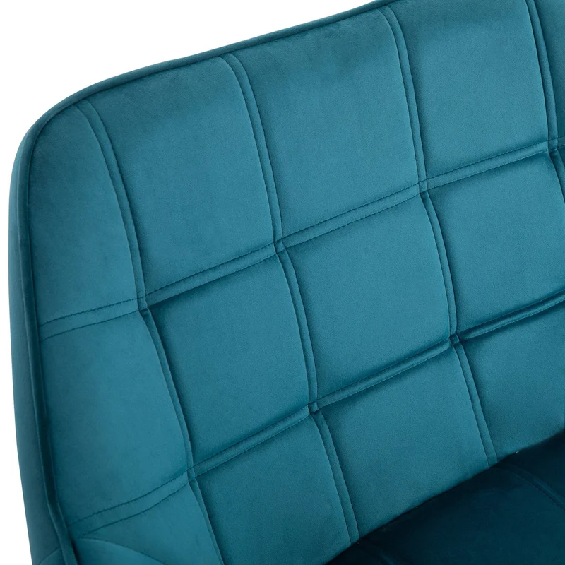HOMCOM - Sessel Modern, Einzelsessel, TV Sessel, Ohrensessel Relaxsessel, Samt, erhöhte Beine, samtartiges Polyester, skandinavisch design