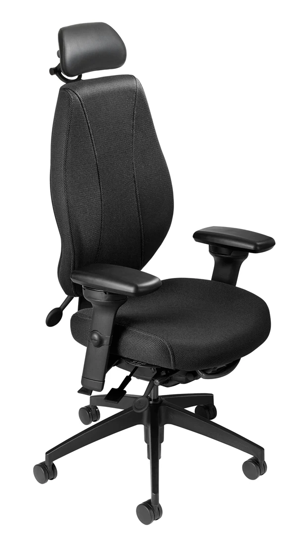 airCentric 2 with Multi Tilt Mechanism, Midnight Black Frame, AirKnit Black Upholstery
