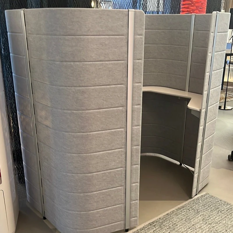 Vitra / Workbay Focus 1 Medium 15/10 / Arbeitsplatz mit rundum Trennwänden