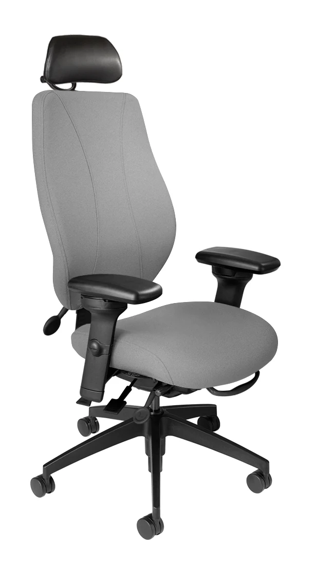 tCentric Hybrid with Upholstered Backrest and Seat Midnight Black