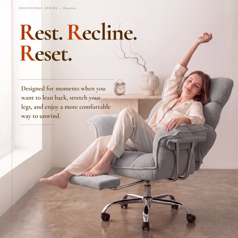 Dowinx Executive Home Office Chair QL-66B7-05 Gray