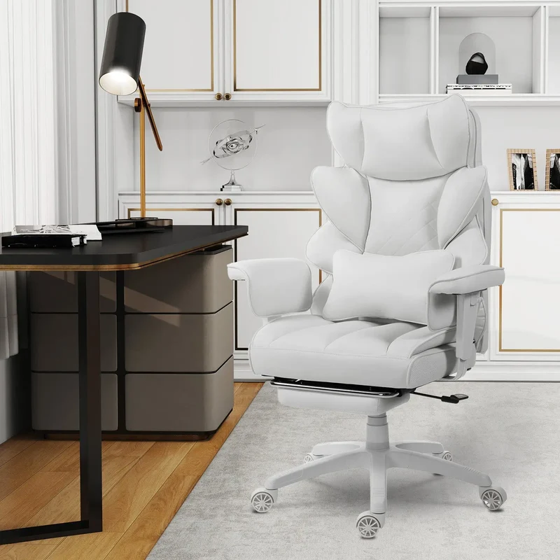 Dowinx Leather Sofa Chair LS-66BG104 White (17° Rocking Function)