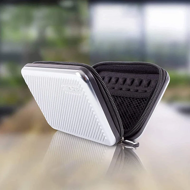 Duronic HDC3 SR Externe Festplatten Schutzhülle Silber | Stoßsichere Festplattentasche | 2,5" SSD Cover | Aluminium Tasche | Hülle für Western Digital, Toshiba, Hitachi, Seagate, Samsung und mehr