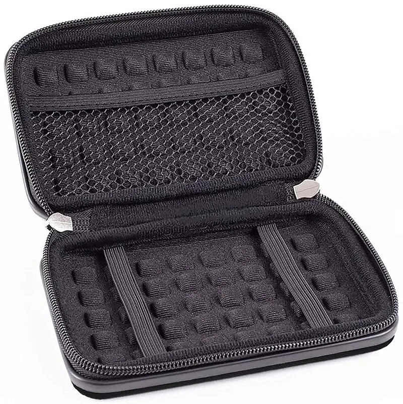Duronic HDC3 BK Externe Festplatten Schutzhülle Schwarz | Stoßsichere Festplattentasche | 2,5" SSD Cover | Aluminium Tasche | Hülle für Western Digital, Toshiba, Hitachi, Seagate, Samsung und mehr