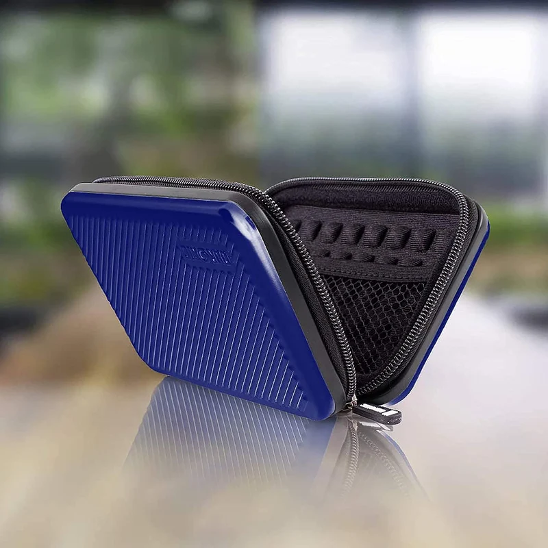 Duronic HDC3 BE Externe Festplatten Schutzhülle Blau | Stoßsichere Festplattentasche | 2,5" SSD Cover | Aluminium Tasche | Hülle für Western Digital, Toshiba, Hitachi, Seagate, Samsung und mehr