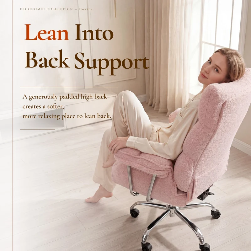 Dowinx Executive Home Office Chair QL-66B7-04 Pink