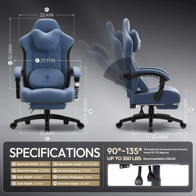 Dowinx Heated Massage MB38(66D38) Blue