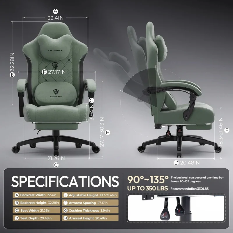 Dowinx Heated Massage MB38(66D38) Green