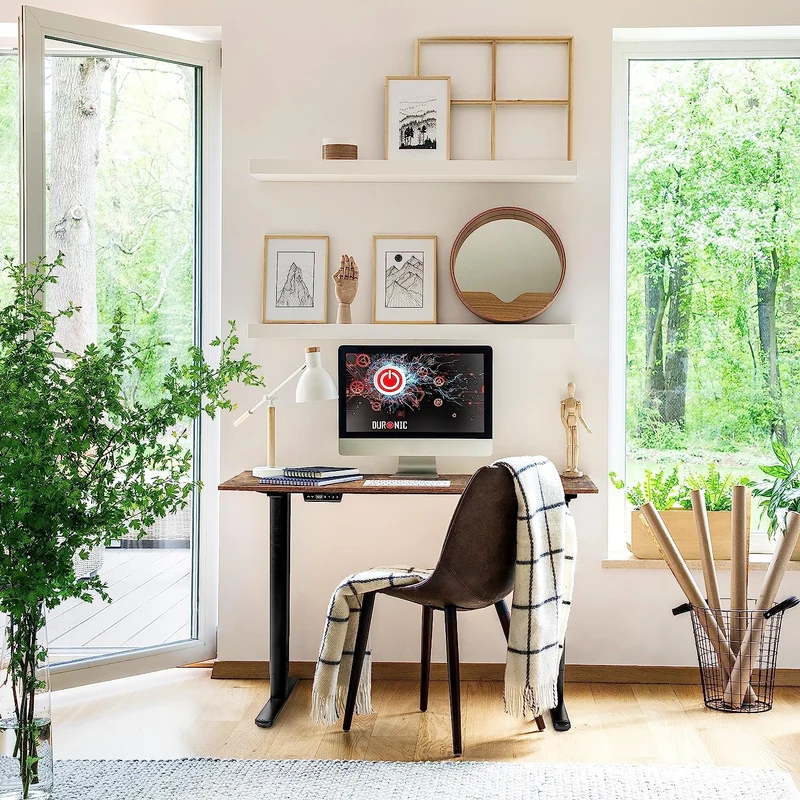 Duronic TT160 AO Tischplatte, Schreibtischplatte 160 x 60 x 1,9 cm, Table Top für individuellen Tisch, Ideal für höhenverstellbare Workstation, Sitz-Steh Schreibtisch für Home-Office und Büro