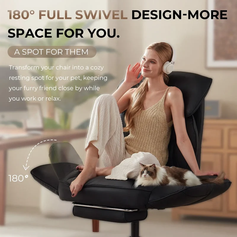 Dowinx Cross Legged Office Chair QL-66B2 Black