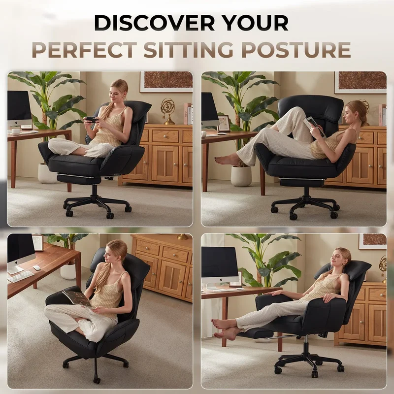 Dowinx Cross Legged Office Chair QL-66B2 Black