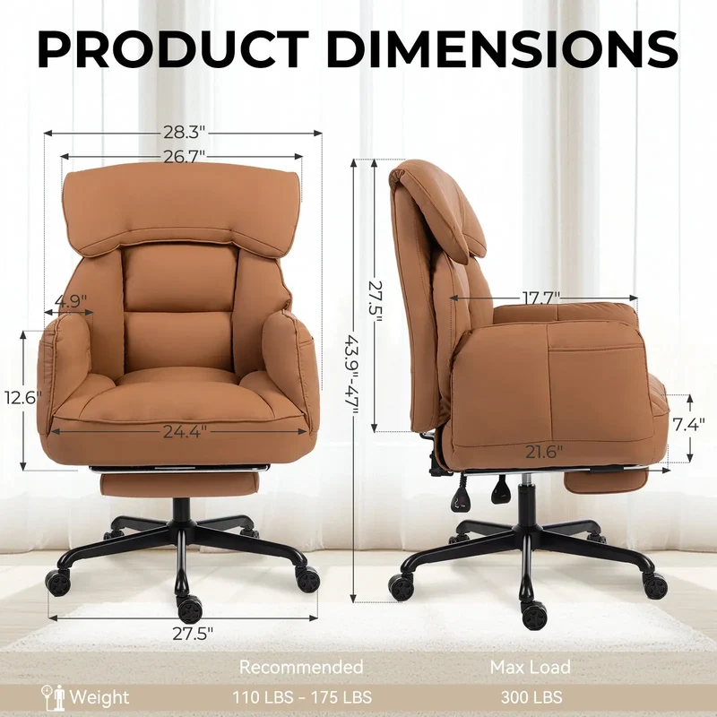 Dowinx Cross Legged Office Chair QL-66B2 Brown