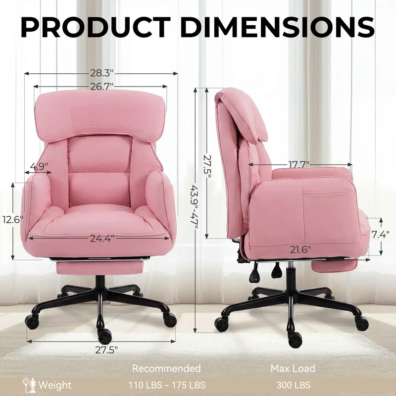 Dowinx Cross Legged Office Chair QL-66B2 Pink