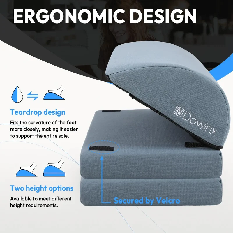 Dowinx Underdesk Footrest 3 Layers Blue