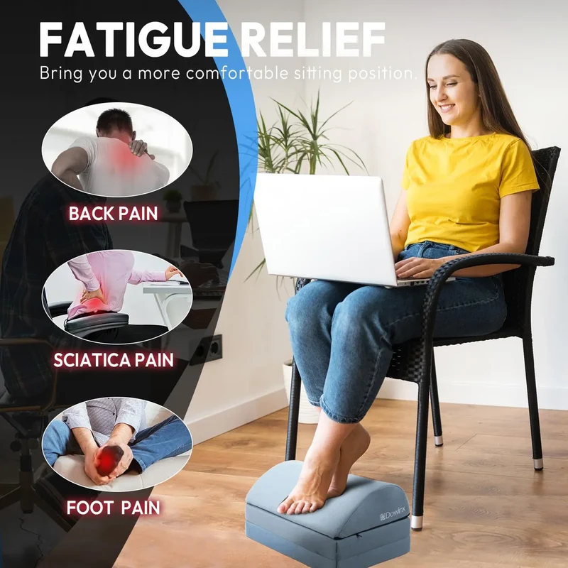 Dowinx Underdesk Footrest 3 Layers Blue