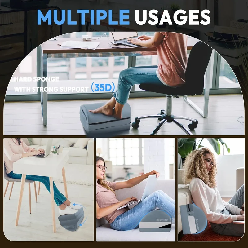 Dowinx Underdesk Footrest 3 Layers Blue