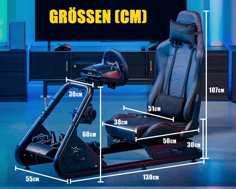 Gaming Stuhl Simulator Cockpit GTS03