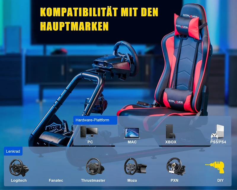 Gaming Stuhl Simulator Cockpit GTS03