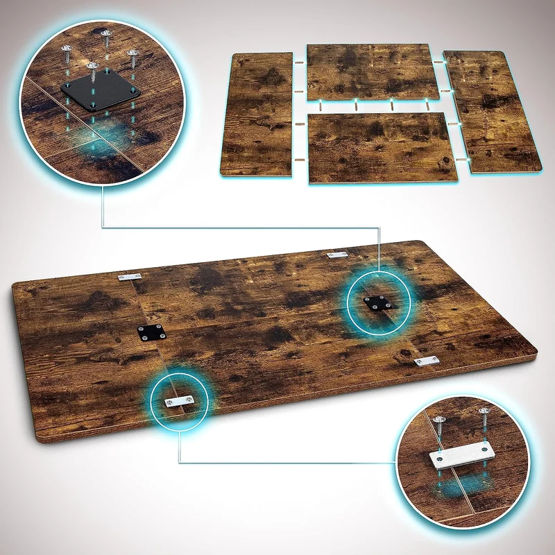 Duronic TT140 AO Tischplatte | Schreibtischplatte 140 x 60 x 1,9 cm | Table Top für individuellen Tisch | Ideal für höhenverstellbare Workstation | Sitz-Steh Schreibtisch für Home-Office und Büro