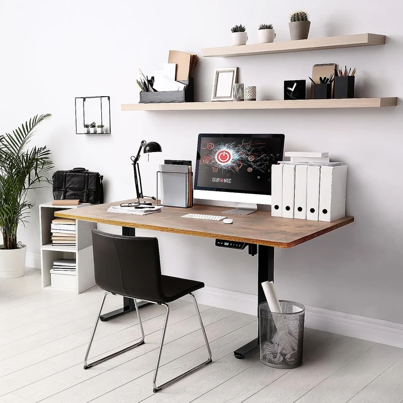Duronic TT140 AO Tischplatte | Schreibtischplatte 140 x 60 x 1,9 cm | Table Top für individuellen Tisch | Ideal für höhenverstellbare Workstation | Sitz-Steh Schreibtisch für Home-Office und Büro