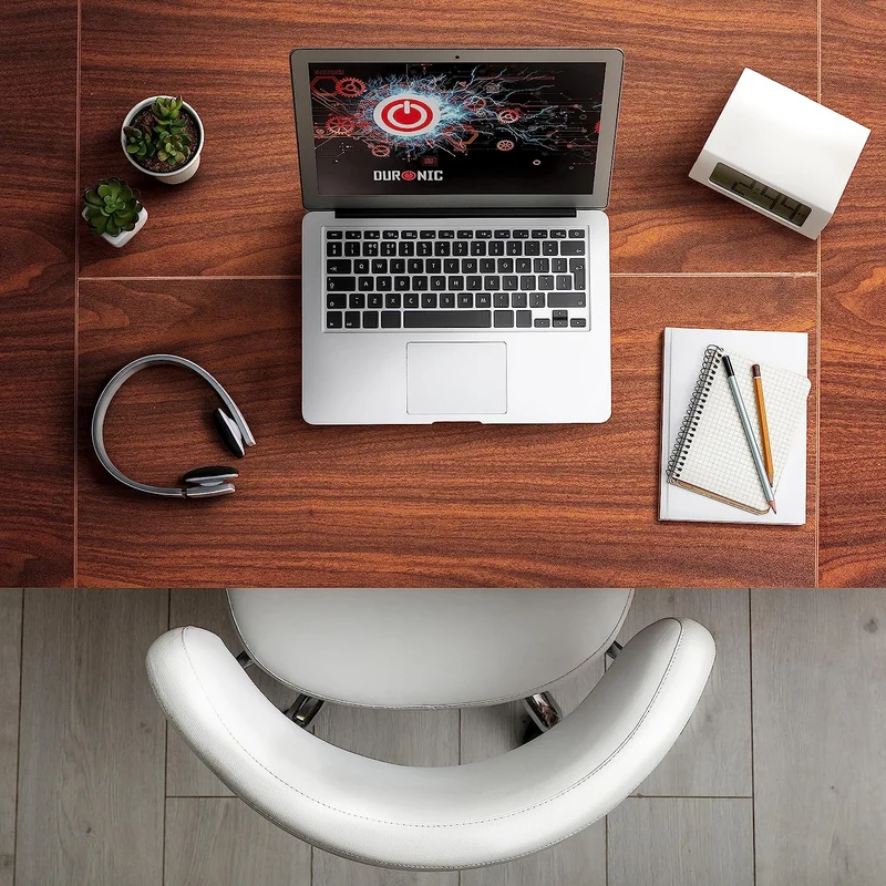 Duronic TT160 WT Tischplatte, Schreibtischplatte 160 x 60 x 1,9 cm, Table Top für individuellen Tisch, Ideal für höhenverstellbare Workstation, Sitz-Steh Schreibtisch für Home-Office und Büro