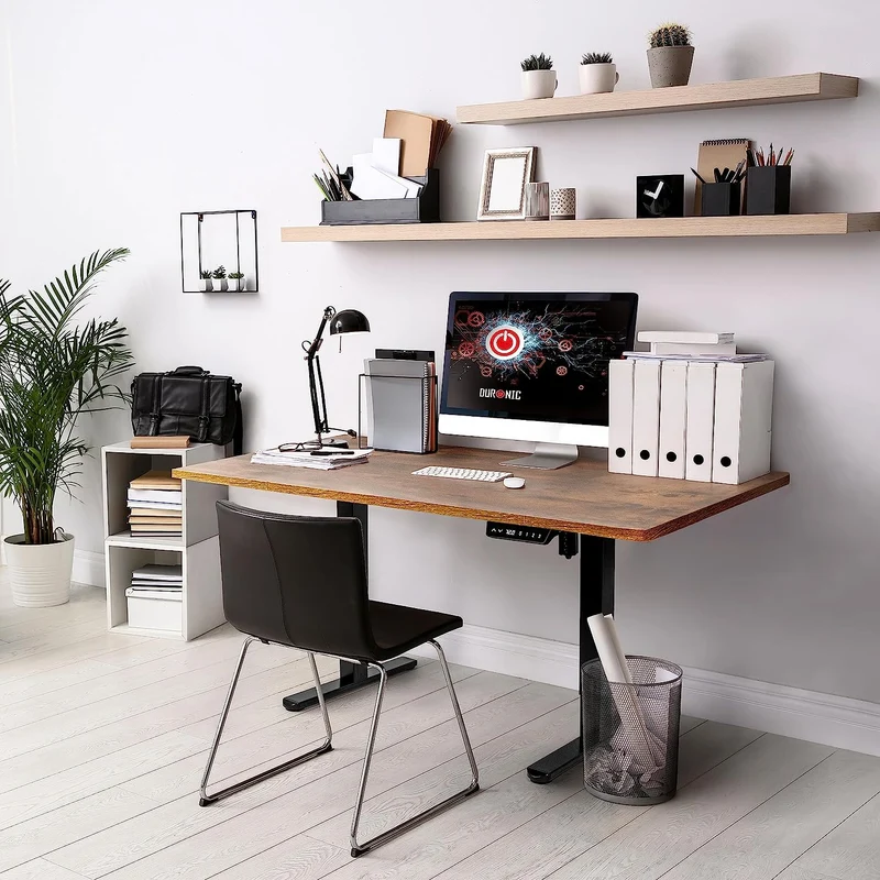 Duronic TT120 AO Tischplatte | Schreibtischplatte 120 x 60 x 1,9 cm | Table Top für individuellen Tisch | Ideal für höhenverstellbare Workstation | Sitz-Steh Schreibtisch für Home-Office und Büro