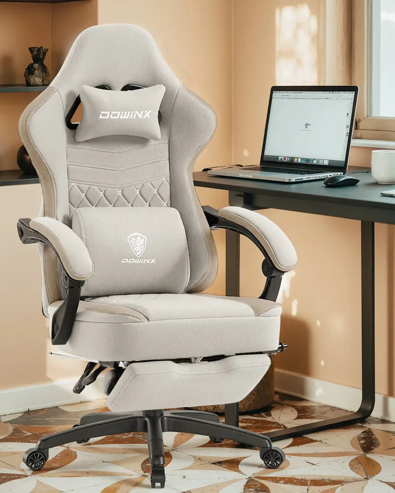 Dowinx Chair LS-66D57E Extended Footrest Beige