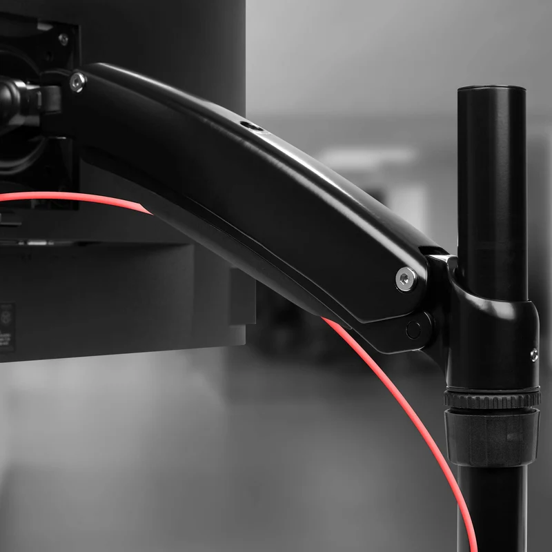 Duronic DM551X1 Monitorhalterung | Tischhalterung | Monitorarme | Monitorständer für LCD/LED Computer Bildschirme | Fernsehgeräte mit Neig und Rotierfunktion