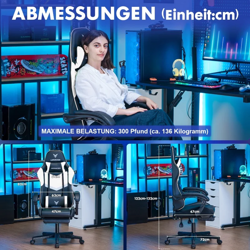 LUCKRACER Gaming Stuhl // LRF300