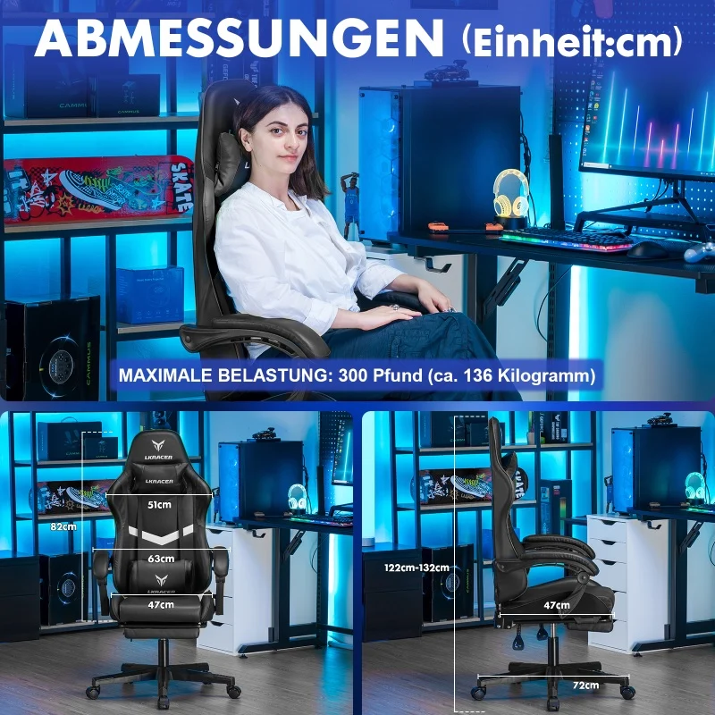 LUCKRACER Gaming Stuhl // LRF300