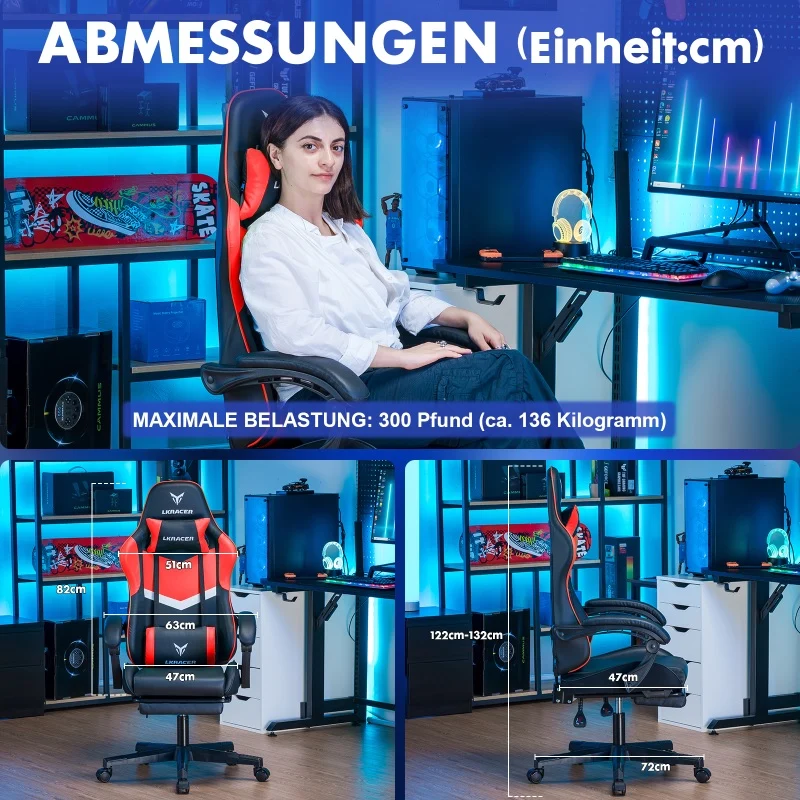 LUCKRACER Gaming Stuhl // LRF300