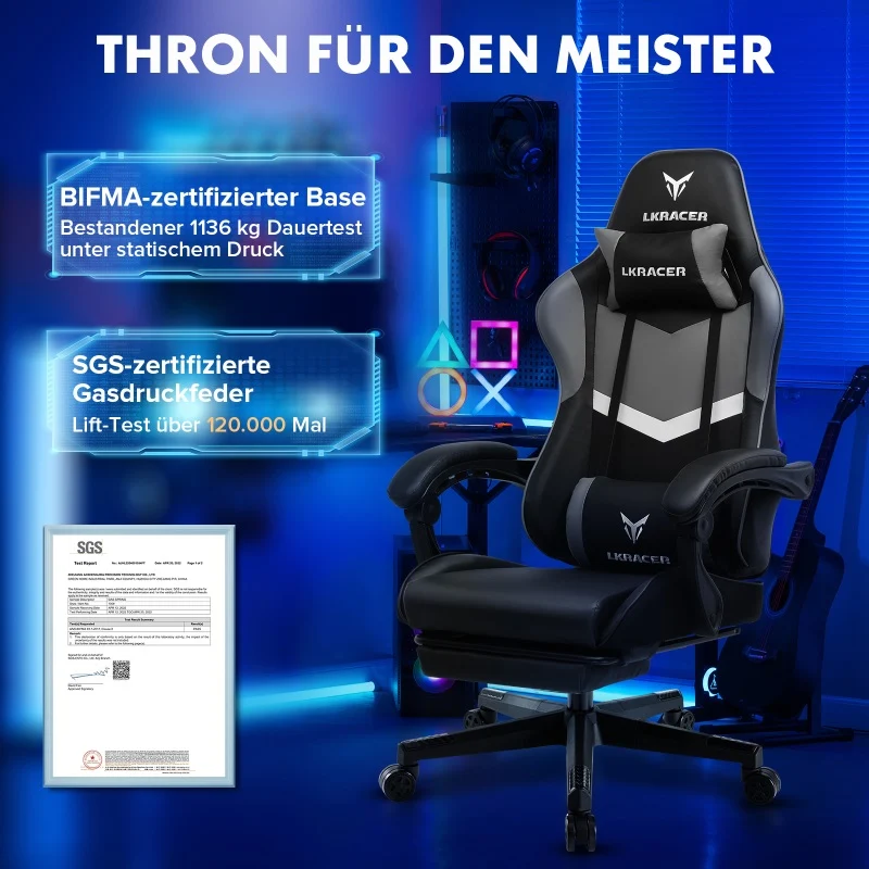 LUCKRACER Gaming Stuhl // LRF300